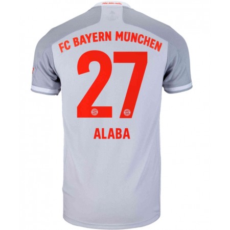 Billiga Fotbollströjor FC Bayern München David Alaba 27 Borta tröja 2020/21 Kortärmad